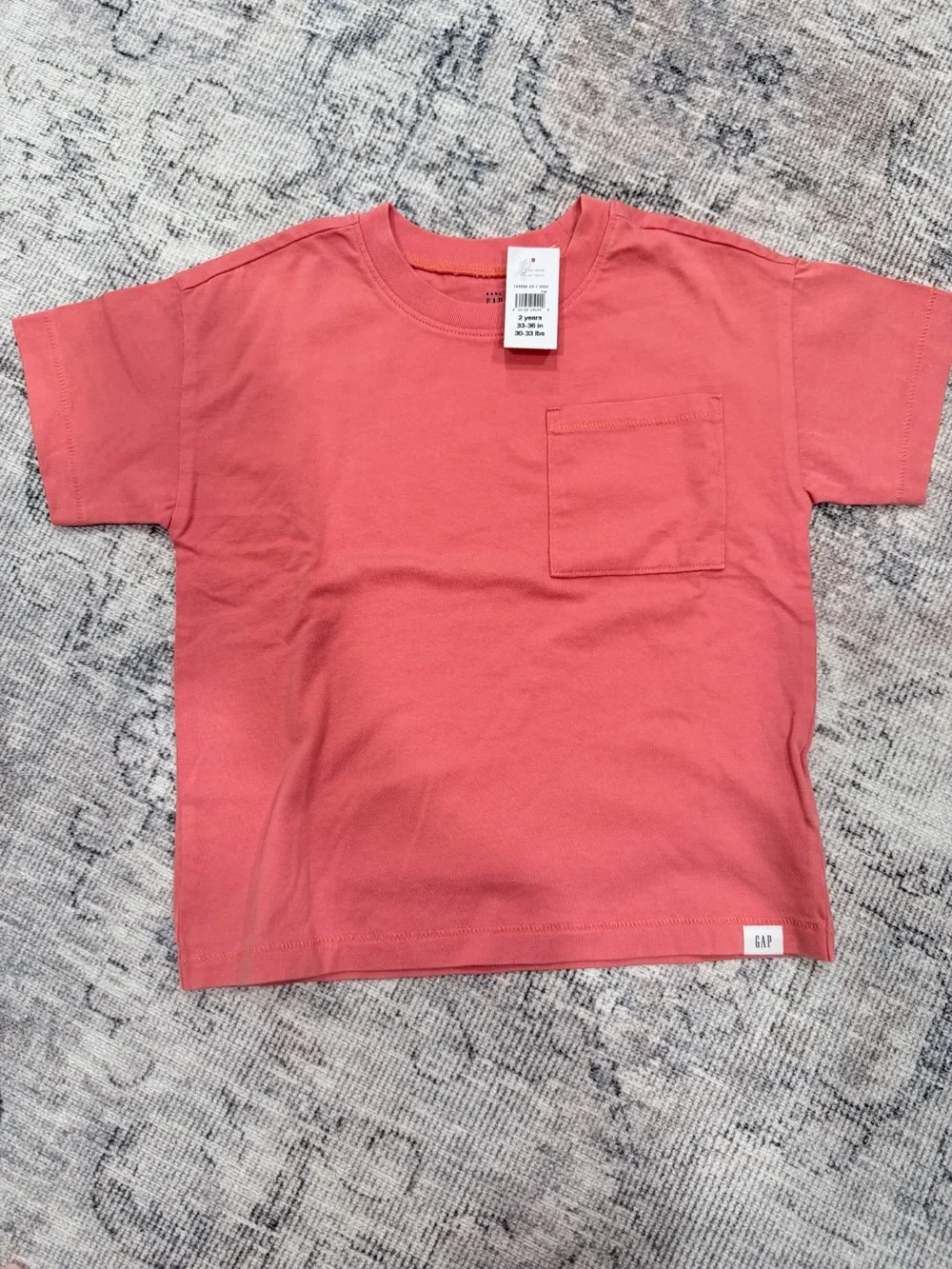GAP Coral Pocket Tee for Kids